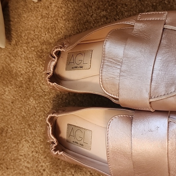 AGL Micro Point Pointed Toe Loafers - Picture 4 of 12